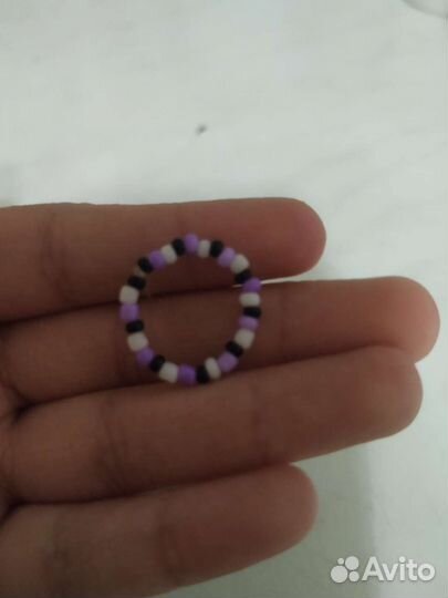Колечко из бисера