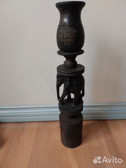 Африканские статуэтки Подсвечник