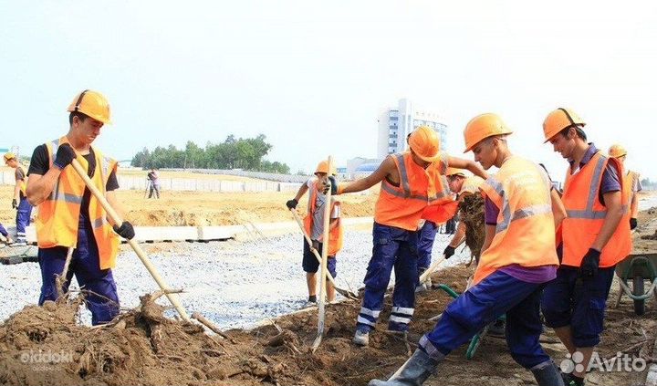 Требуются разнорабочие на объекты смр