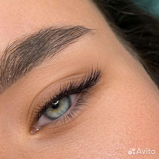 Наращивание ресниц оформление бровей