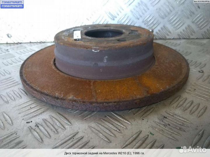 Диск тормозной зад Mercedes-Benz E (W210), 1996