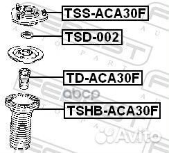Пыльник амортизатора перед прав/лев tshbaca