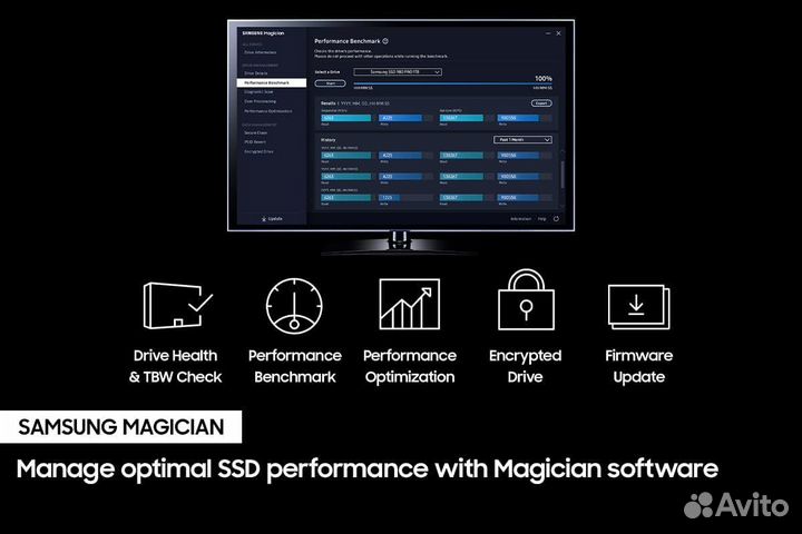 SSD накопитель Samsung 980 PRO M.2 NVMe 2TB новый