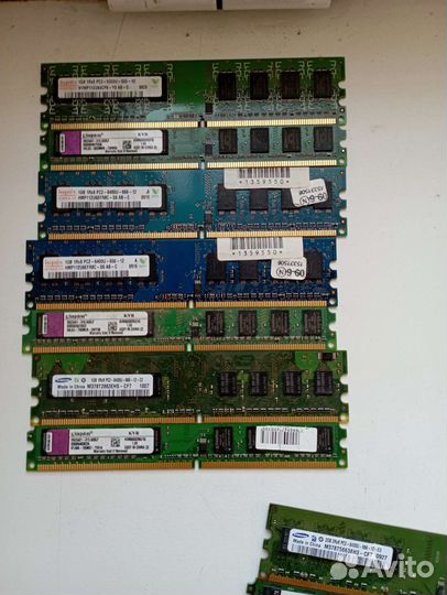 Оперативная память ddr2 2gb, 1 gb