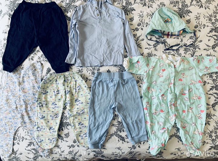 Детские вещи на мальчика 0,5- 1,5 года. Новые