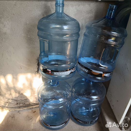 Бутыль 19 литров с ручкой