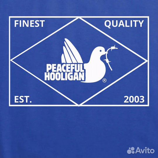 Футболка Peaceful Hooligan Match T-Shirt Royal