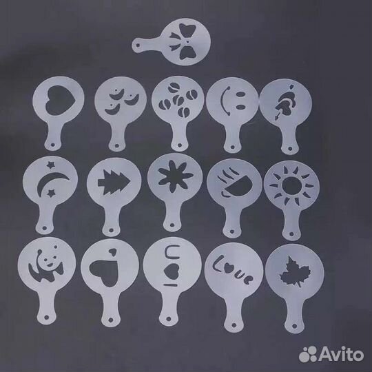 Трафареты для кофе новые