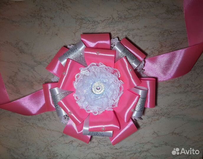 Бант на выписку из роддома