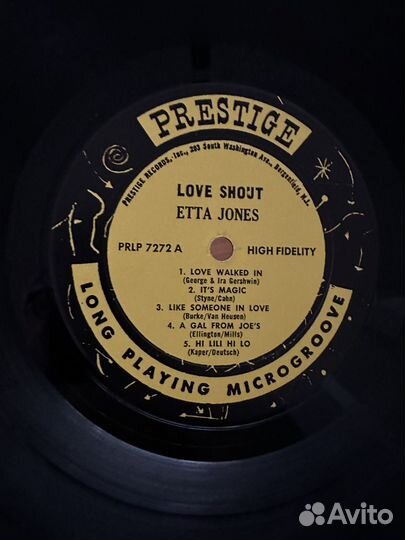 Etta Jones – Love Shout, Prestige, NM