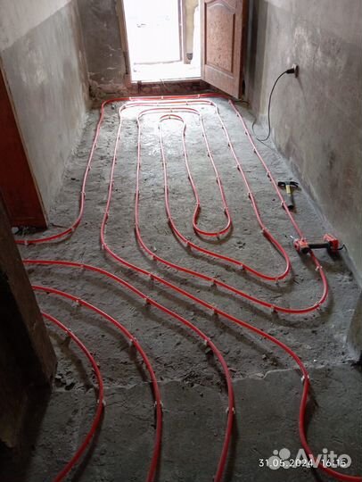 Теплый пол монтаж установка