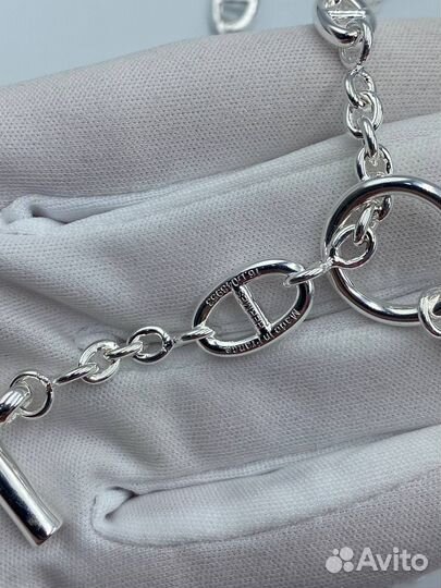 Серебро цепь hermes farandole
