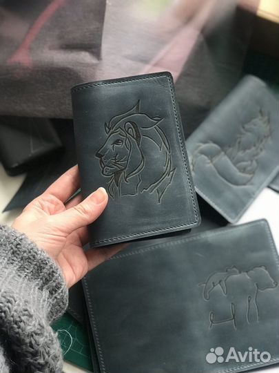 Обложка для паспорта из натуральной кожи