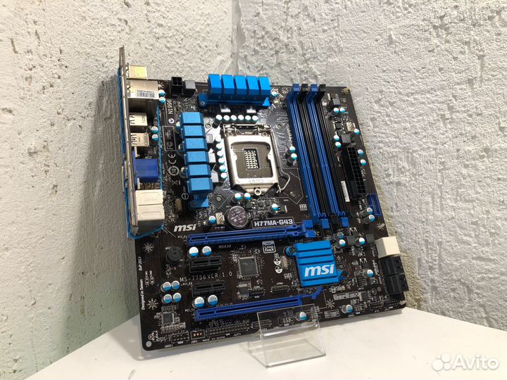 Материнская плата MSI H77MA-G43