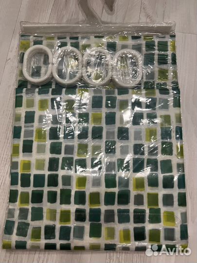 Шторы для ванной новые