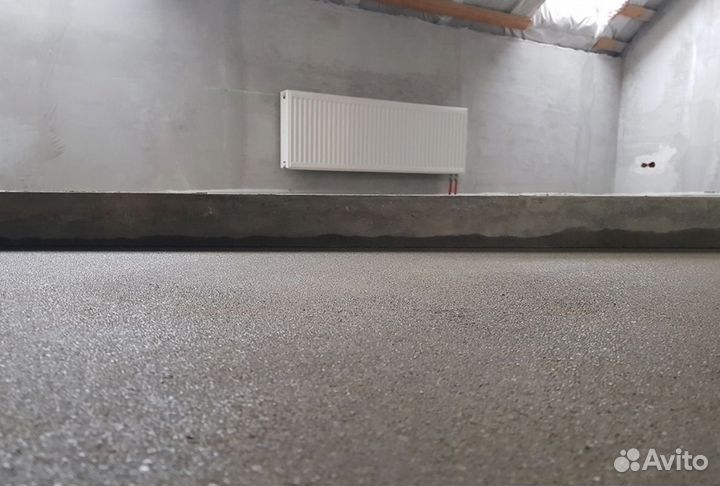 Полусухая стяжка пола под ключ