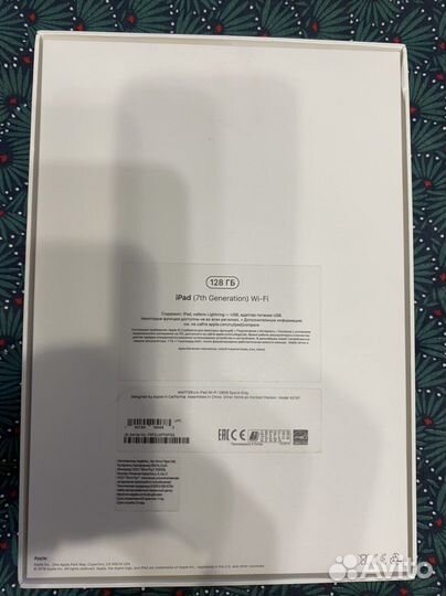 iPad 2019 г. 128gb, экран 10.2