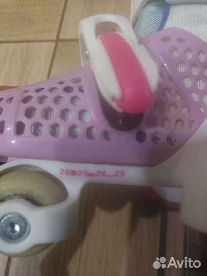 Роликовые коньки детские раздвижные