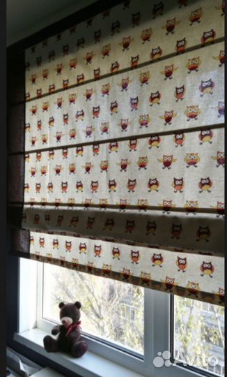 Римская штора в детскую комнату