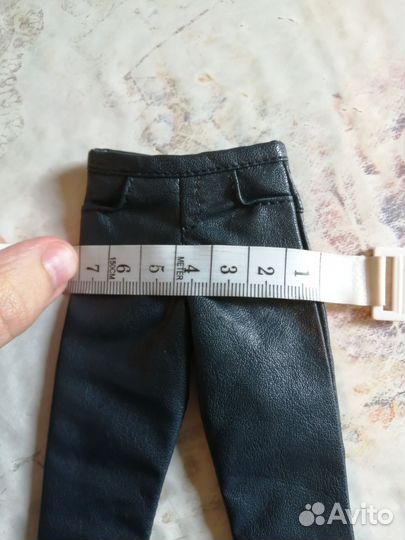 Кожаные брюки для Кенов и экшн-фигурок 1/6