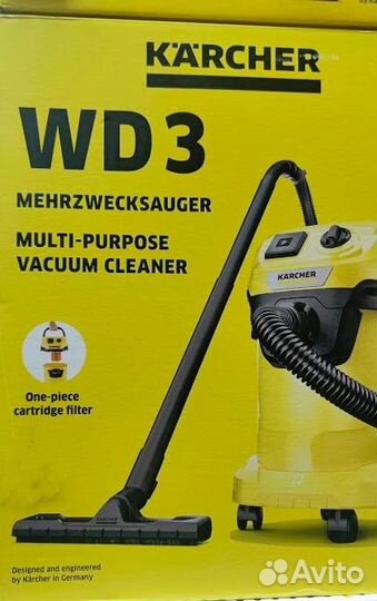 Пылесос Karcher WD 3 P