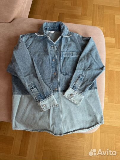 Джинсовая рубашка Ostin XS-S