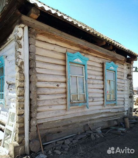 Сруб дома из бревна бу