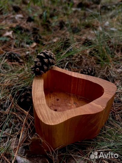 Подсвечник из дерева