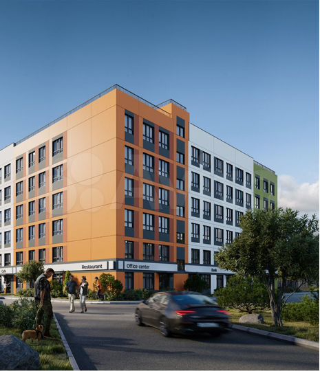 2-к. квартира, 37,9 м², 1/6 эт.