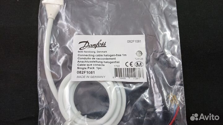 Danfoss 082F1081 - Кабель электропитания для терм