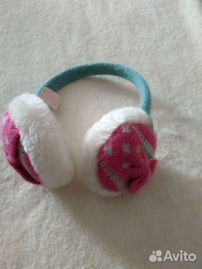 Меховые наушники для девочки