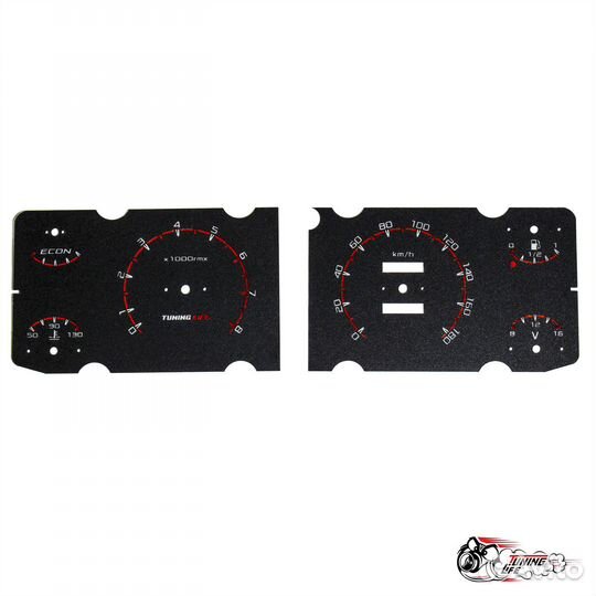 Шкала Ваз 2107 в стиле Весты и Приоры 2