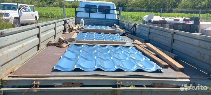 Грузоперевозки. Газель открытая 6 метров. До 8 м