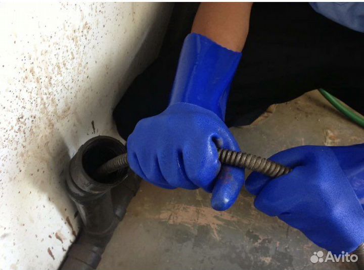 Устранение засоров канализации прочистка труб