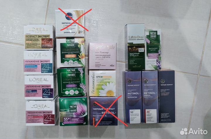 Крема, тоники, лосьоны, депиляторы