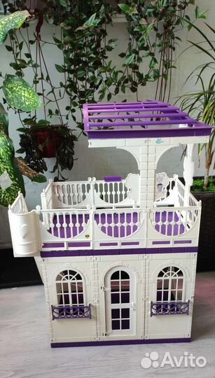 Большой домик для кукол Барби Огонек