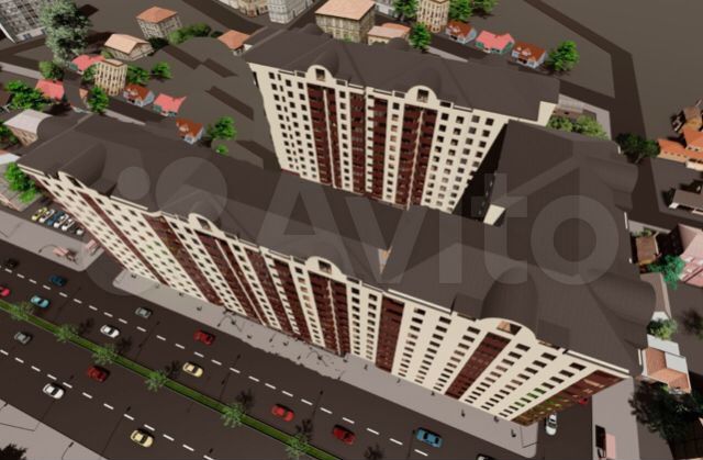 2-к. квартира, 66 м², 4/12 эт.