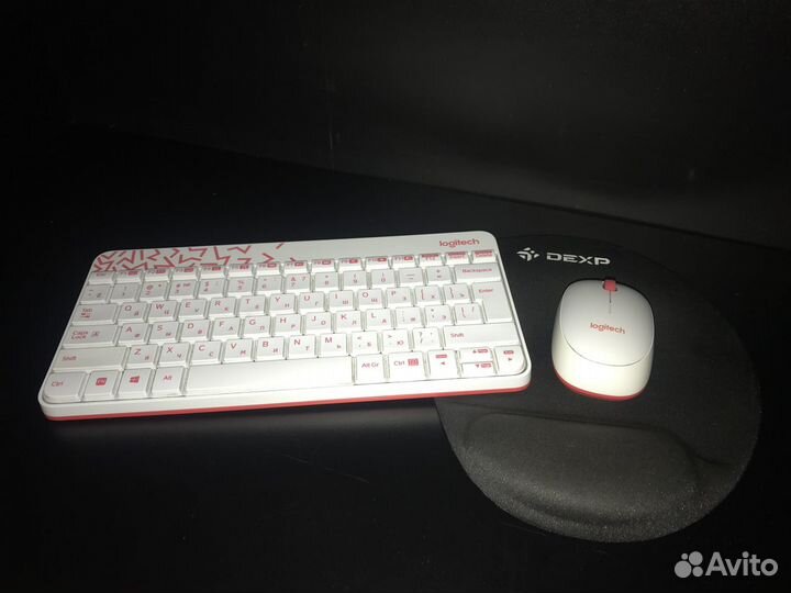 Клавиатура и мышь беспроводные Logitech MK240 Nano