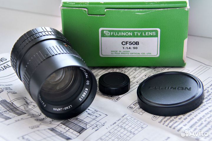 Объектив Fujinon-TV lens 50/1.4 CF50B