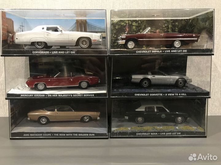 Модели авто из серии James Bond в масштабе 1:43