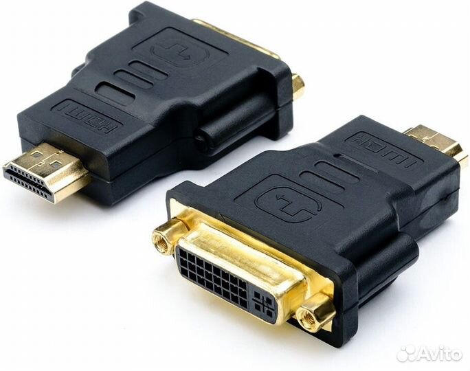 Переходник hdmi (male) x DVI-I (female) Atcom AT91