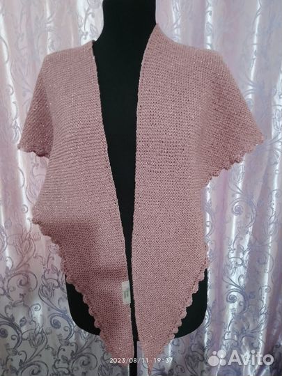 Вязаная косынка,бактус