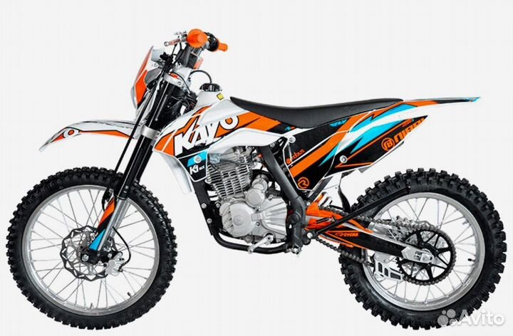 Мотоцикл kayo K1 250 MX enduro Витрина