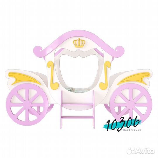 Детская кровать карета, кроватка в детскую девочки
