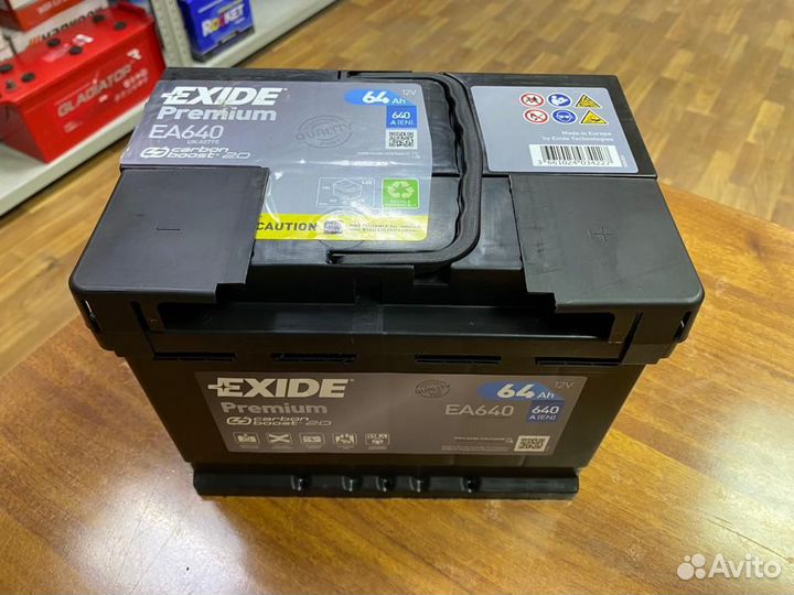 Аккумулятор Exide 64 Ач на Фольксваген Оригинал