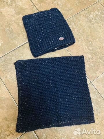 Зимние шапка и снуд для девочки