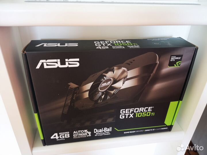 Видеокарта Asus GeForce GTX 1050 Ti 4gb новая