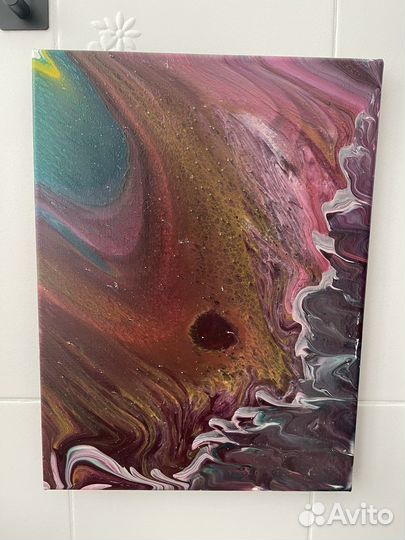Картины флюид арт