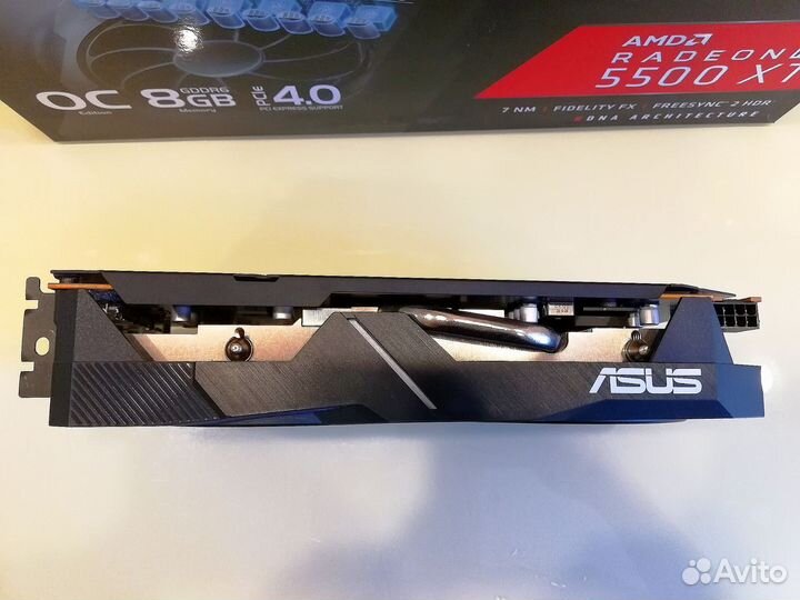 Продам asus Dual Radeon RX 5500 XT EVO OC 8GB 128b