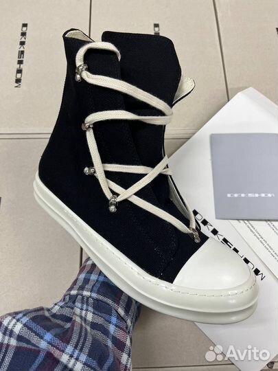 Rick Owens Hexa High-Top Zipped